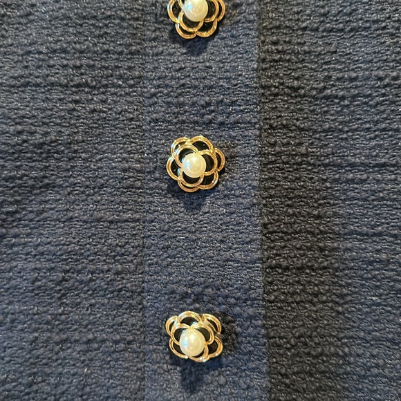 Ann Taylor Tweed Button Wrap Skirt - Picture 4 of 6